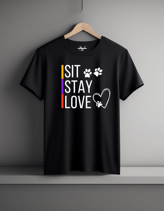 Sit, Stay, Love T-shirt