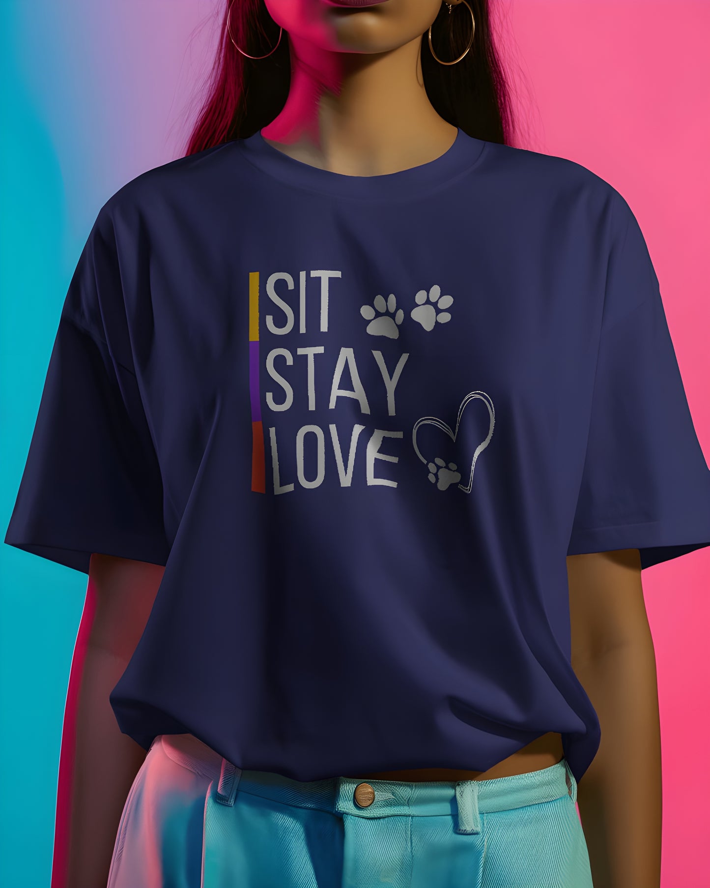 Sit, Stay, Love T-shirt